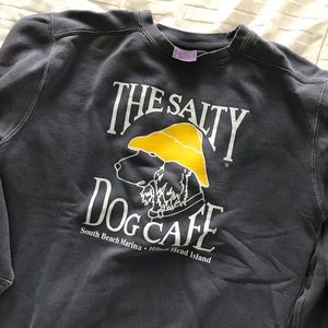 Salty dog comfort colors crewneck